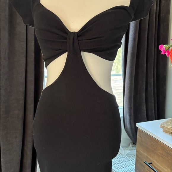 Fashion Nova Black Cut-Out Dress - Picture 3 of 5